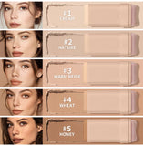 Skin Tint Foundation Stick with Brush Multi Use Matte Waterproof